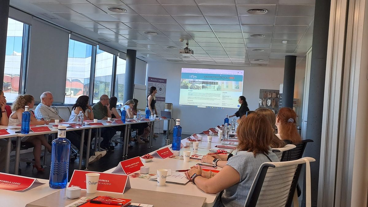 Presentación de la web de la Fundación Lesión Medular durante el evento Hollister